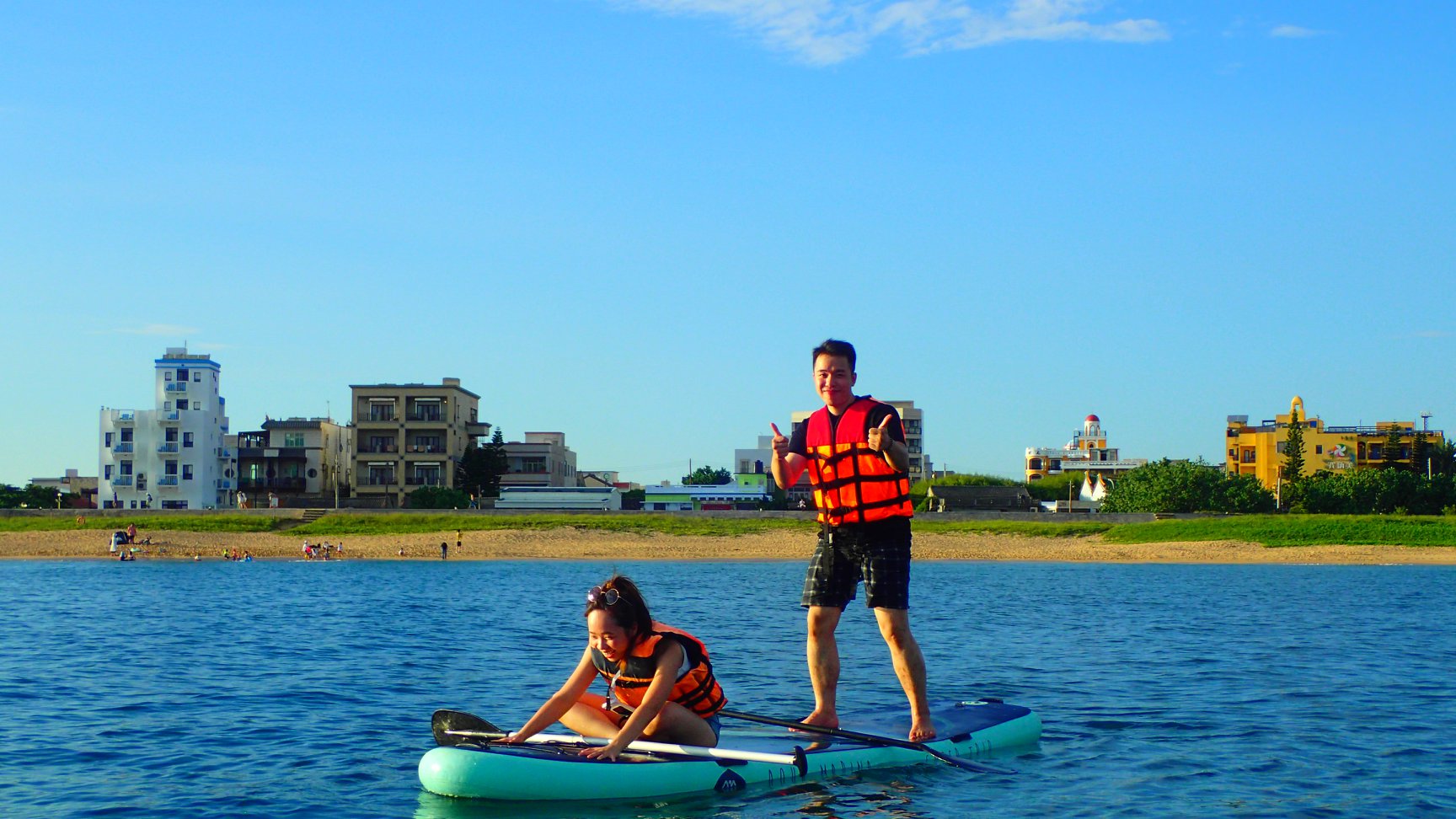 澎湖旅遊-立式划槳(SUP)教學及巡航
